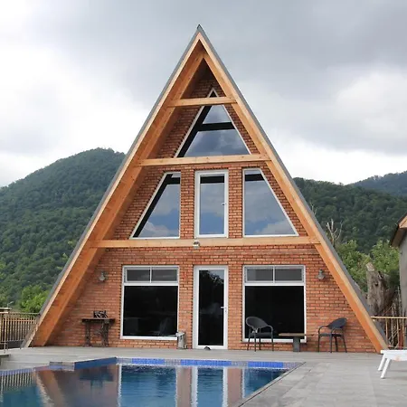 Trigon Villa Family , Hot Pool ,Sauna,Jacuzzi Gabala Eksteriør billede