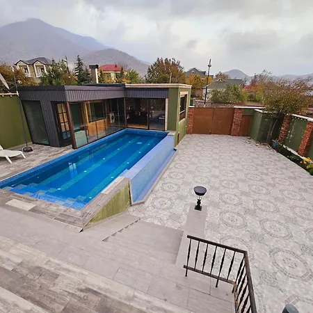Trigon Villa Family , Hot Pool ,Sauna,Jacuzzi Gabala Eksteriør billede