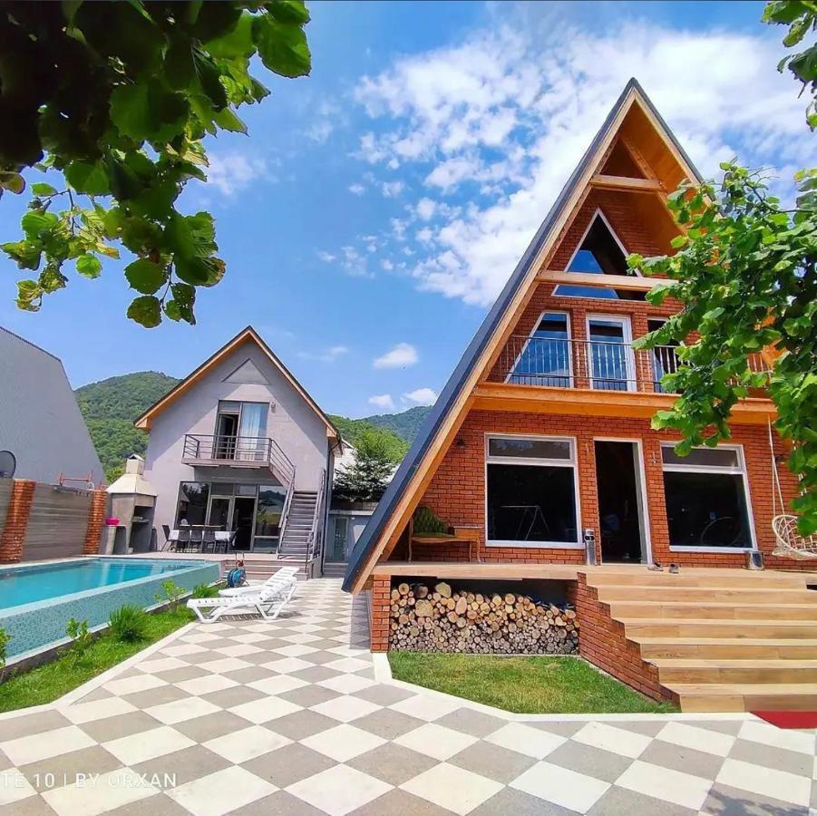 Trigon Family , Hot Pool ,sauna,jacuzzi Villa Gabala