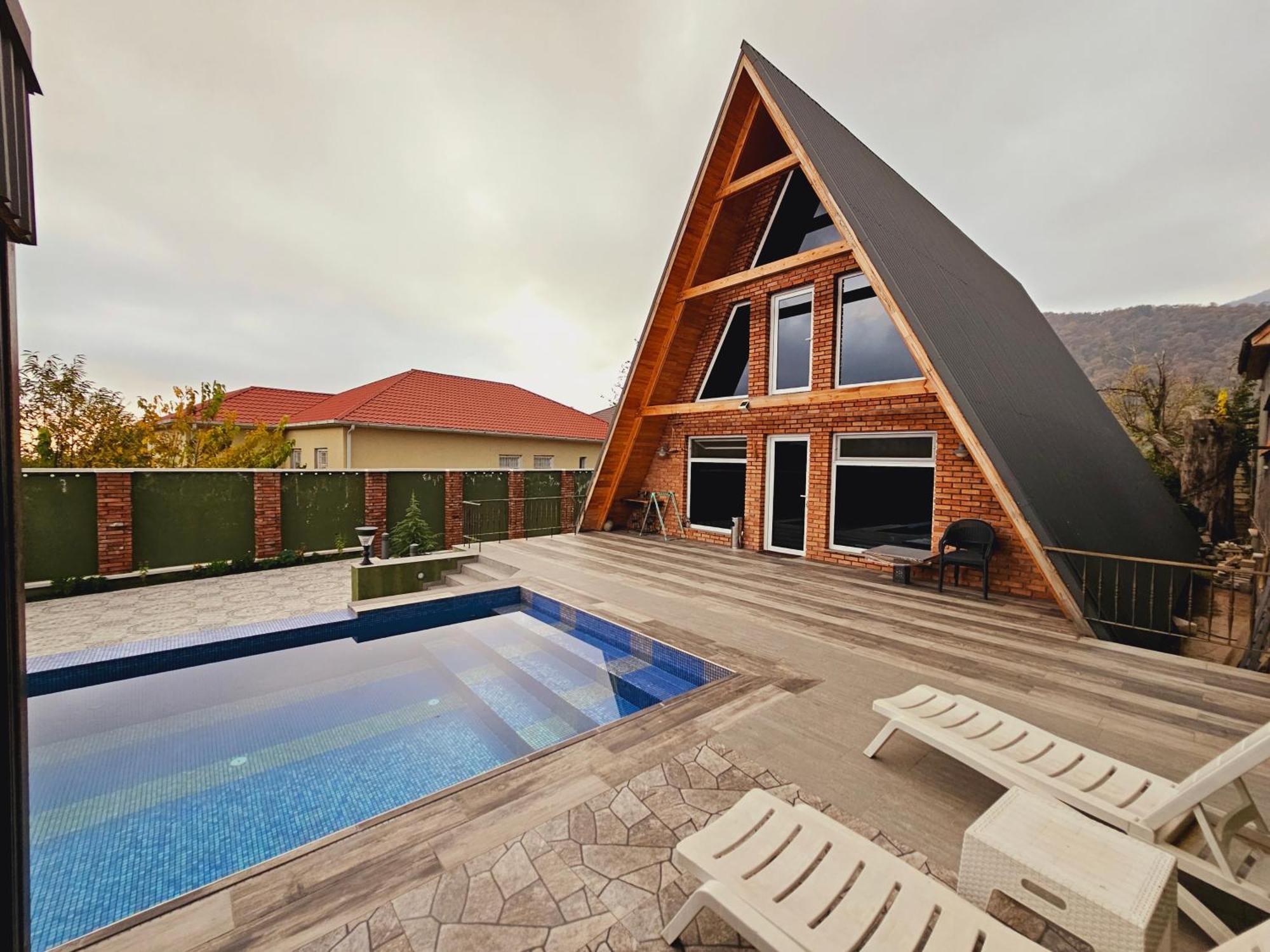Trigon Family , Hot Pool ,sauna,jacuzzi * Gabala
