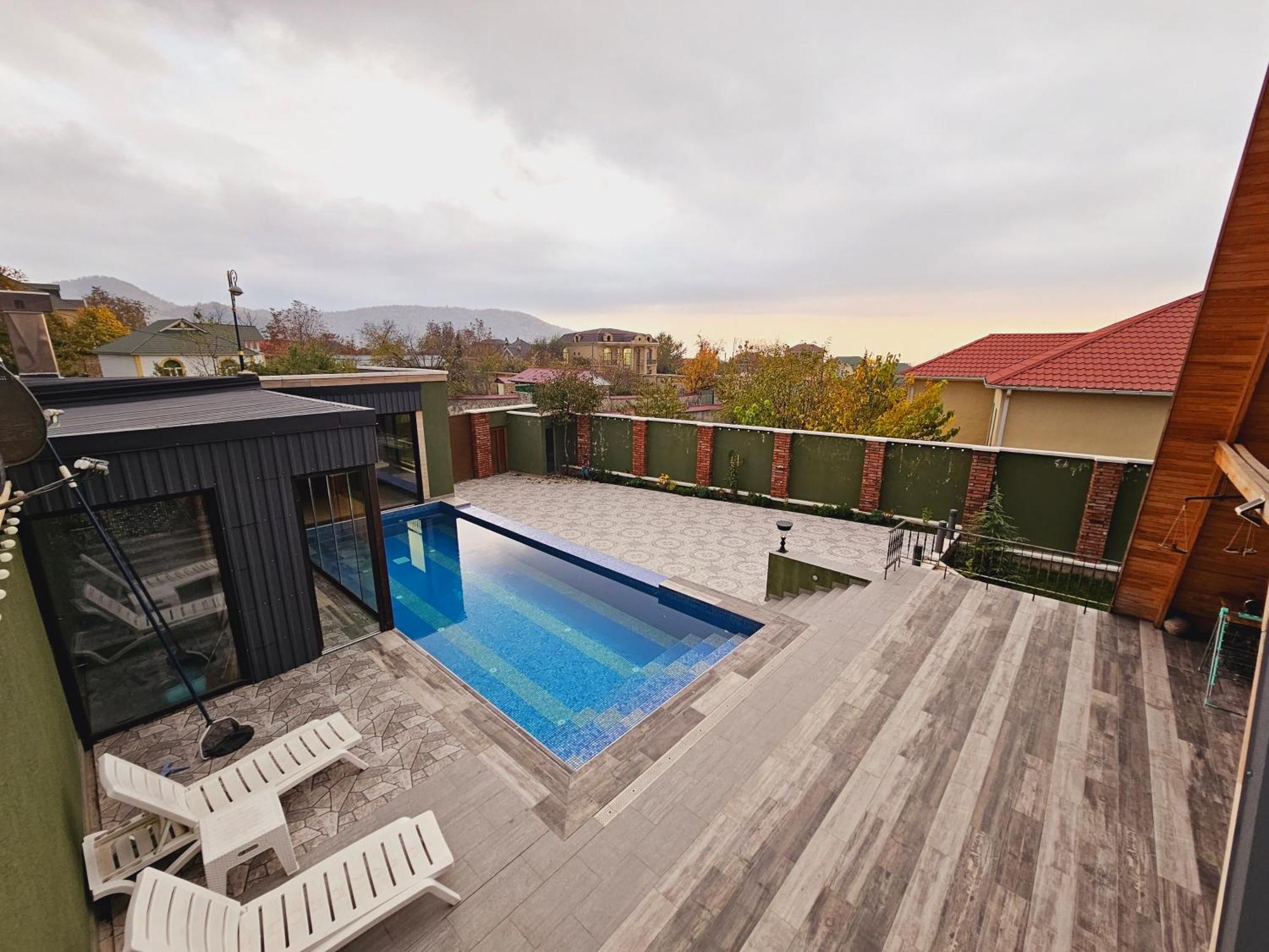 Trigon Family , Hot Pool ,sauna,jacuzzi Villa Gabala